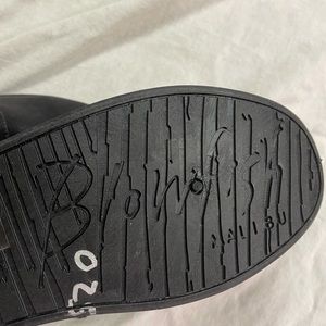 Blowfish brand black leather booties.